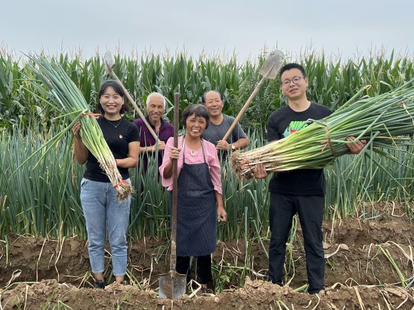 推廣宣傳五星大蔥，聯(lián)系渭化集團捐贈大型設(shè)備，通過樹立典型，輻射帶動群眾增收致富。.jpg